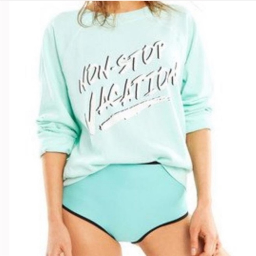 WILDFOX Non-Stop Vacation Sommers Sweater LG NWT - Picture 6 of 9